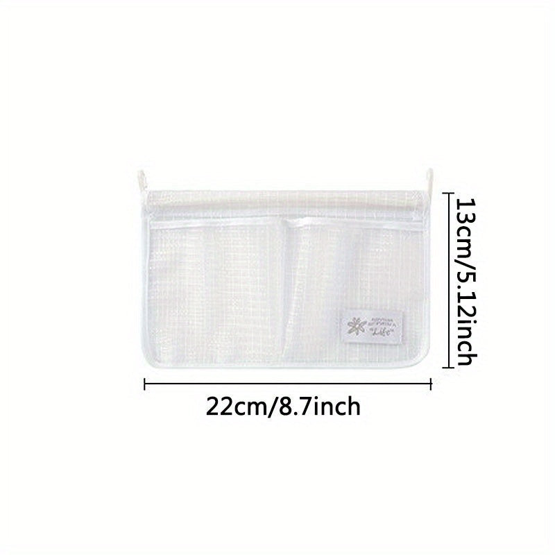 Oq/Ko'k Joyni Tejovchi Muzlatgich Tashqi Sumkasi - Oziq-ovqat, Ziravorlar va Boshqalar uchun Ko'p Qopqoqli Tarmoq Saqlash - Oddiy O'rnatish, Havo O'tkazuvchi Dizayn