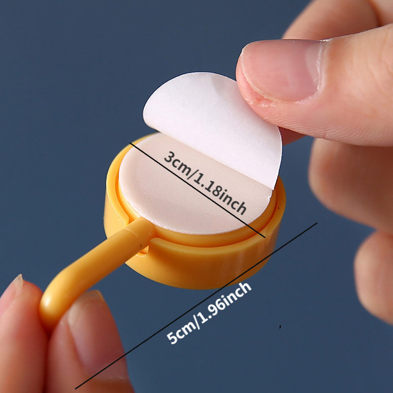 Self-Adhesive Wall Hooks for Coats Bags Towels Strong Durable 10 Pack