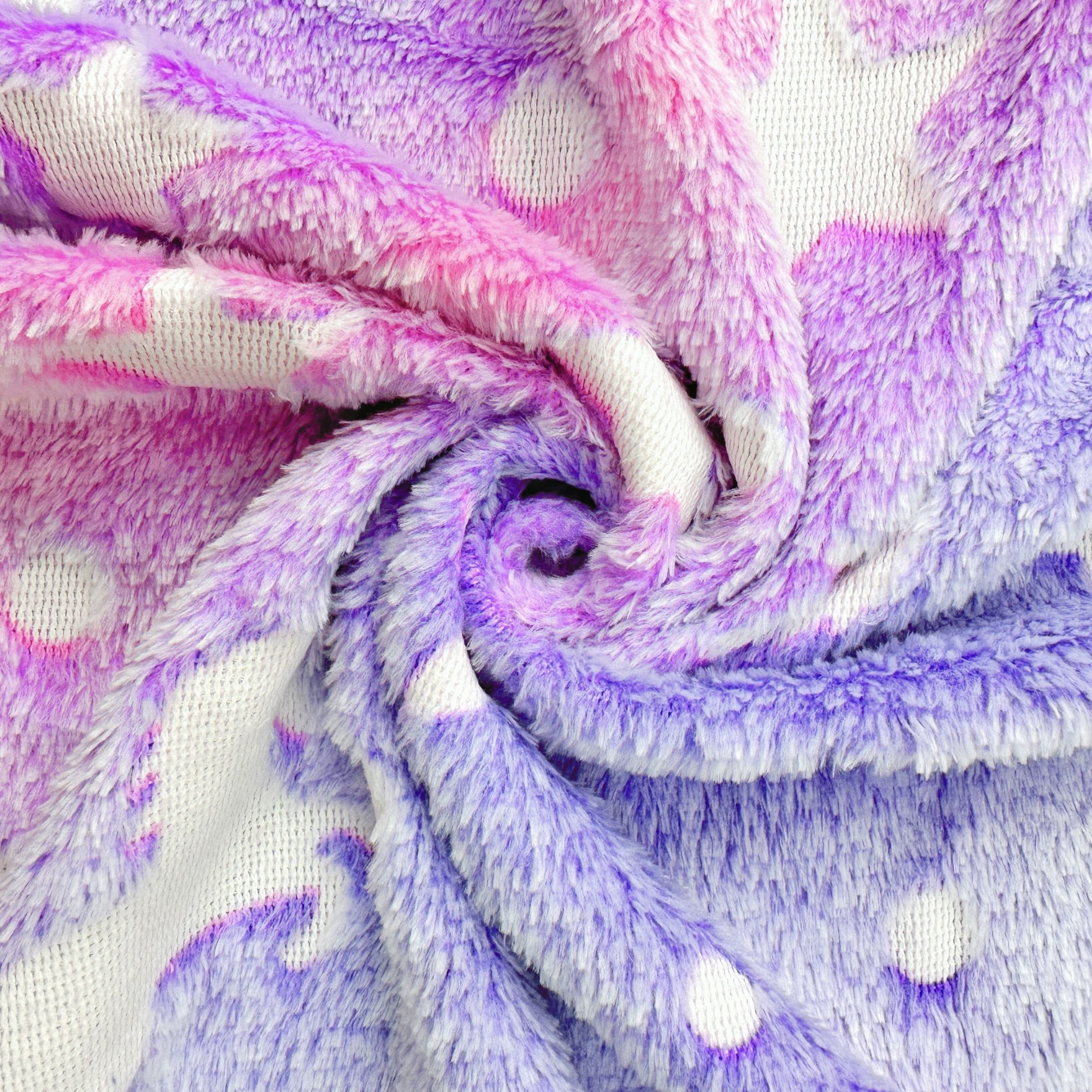 Unicorn and Star Pattern Glow-in-the-Dark Plush Throw Blanket for Kids and Adults