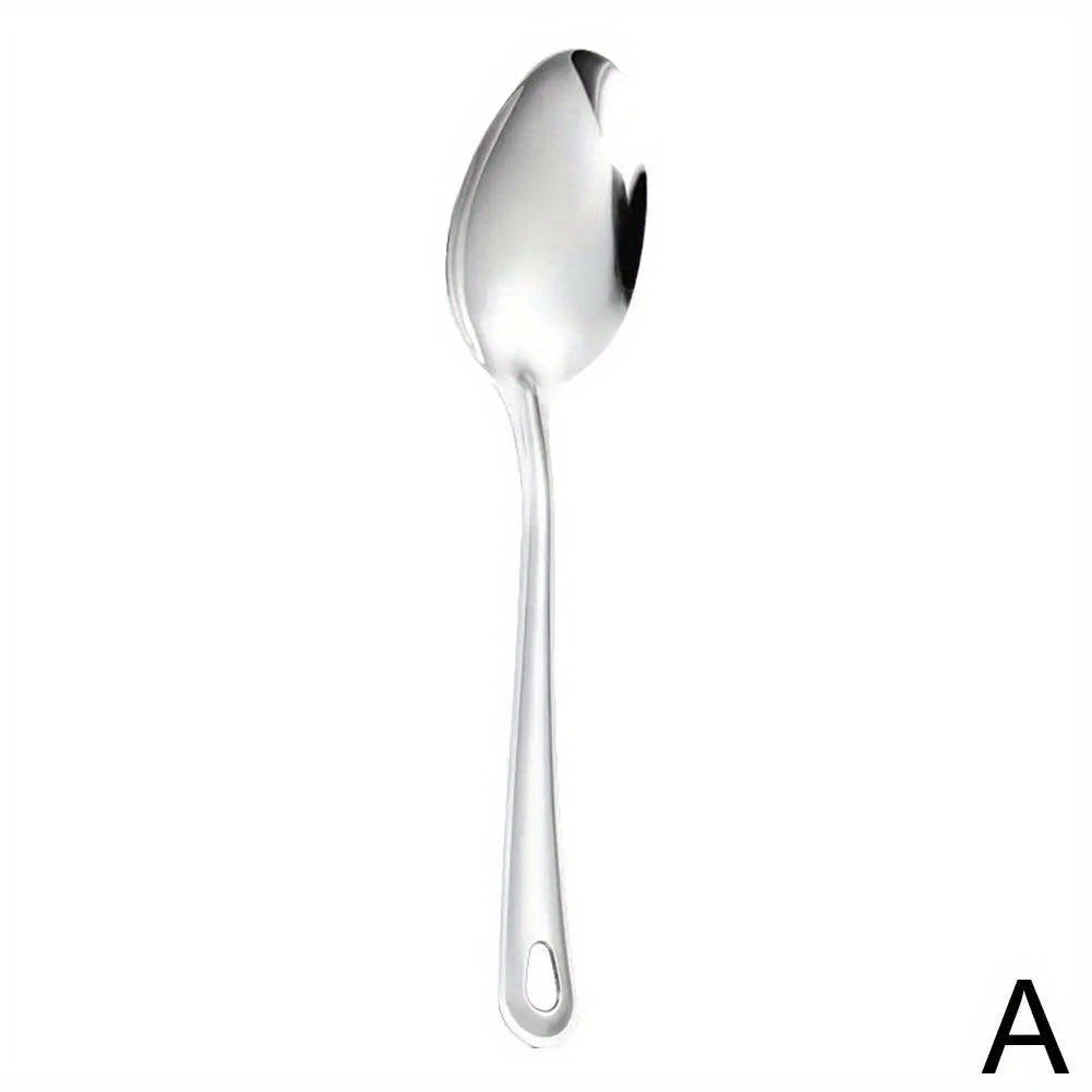 Stainless Steel Kitchen Utensil Set with Colander Slotted and Dessert Spoons