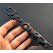 Chrome Sport Emblem Badge Plastik Avtomobil eshigi Dekor Dekal Aksesuarlar