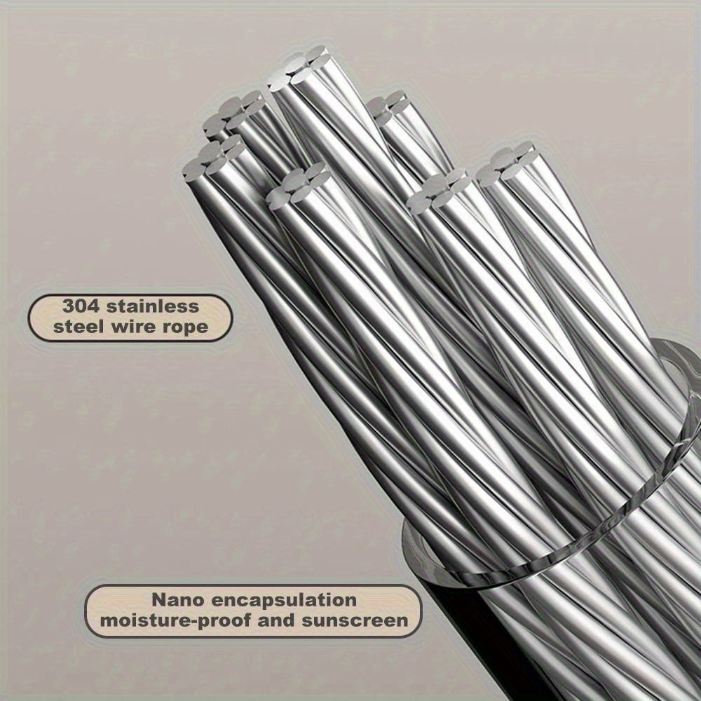 Нержавеющая сталь выдвижная веревка для одежды: выдвижная сушилка для экономии пространства в домашнем использовании.