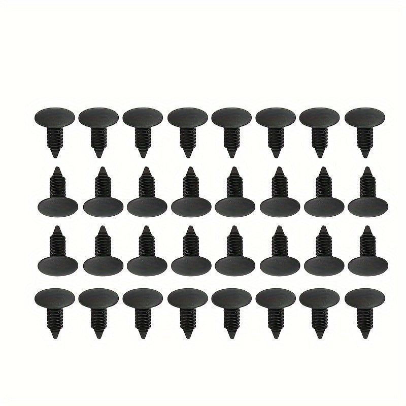 190Pcs Car Retainer Clips Kit - Durable Plastic Fasteners for Trim and Bumper