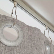 10/20pcs Stainless Steel Shower Curtain Hooks Bathroom Kitchen Dorm Curtain Rings