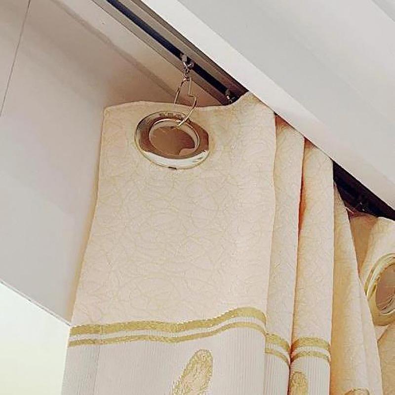 10/20pcs Stainless Steel Shower Curtain Hooks Bathroom Kitchen Dorm Curtain Rings