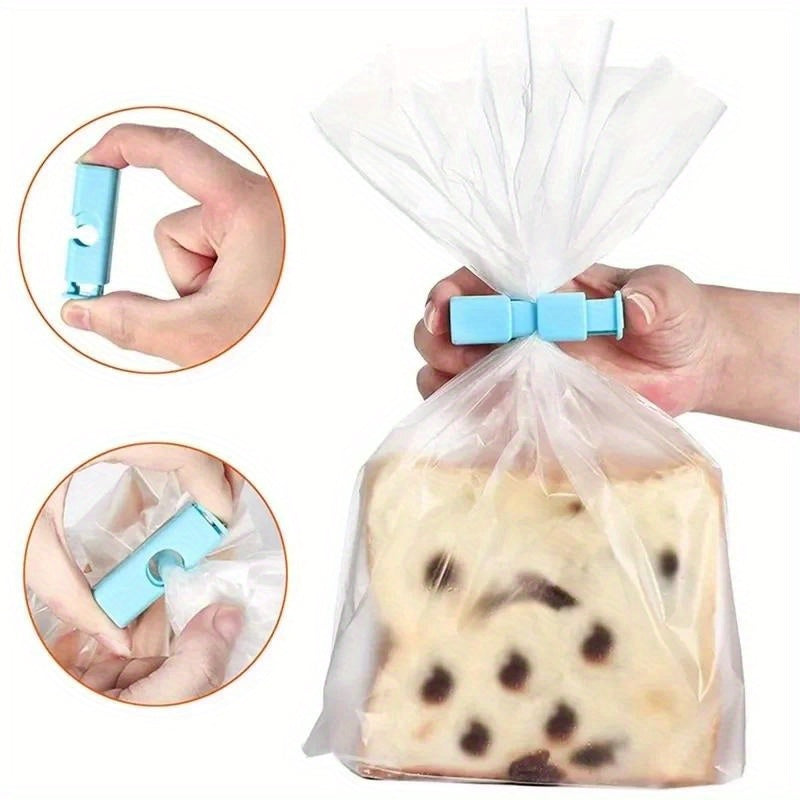 Juego de 12 clips de sellado para bolsas de comida, pinzas de plástico herméticas y para bolsas de aperitivos