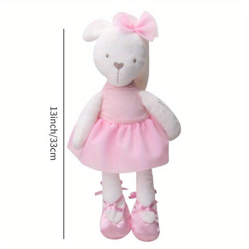 Lindo muñeco de conejo con falda de ballet para fotografía y regalo