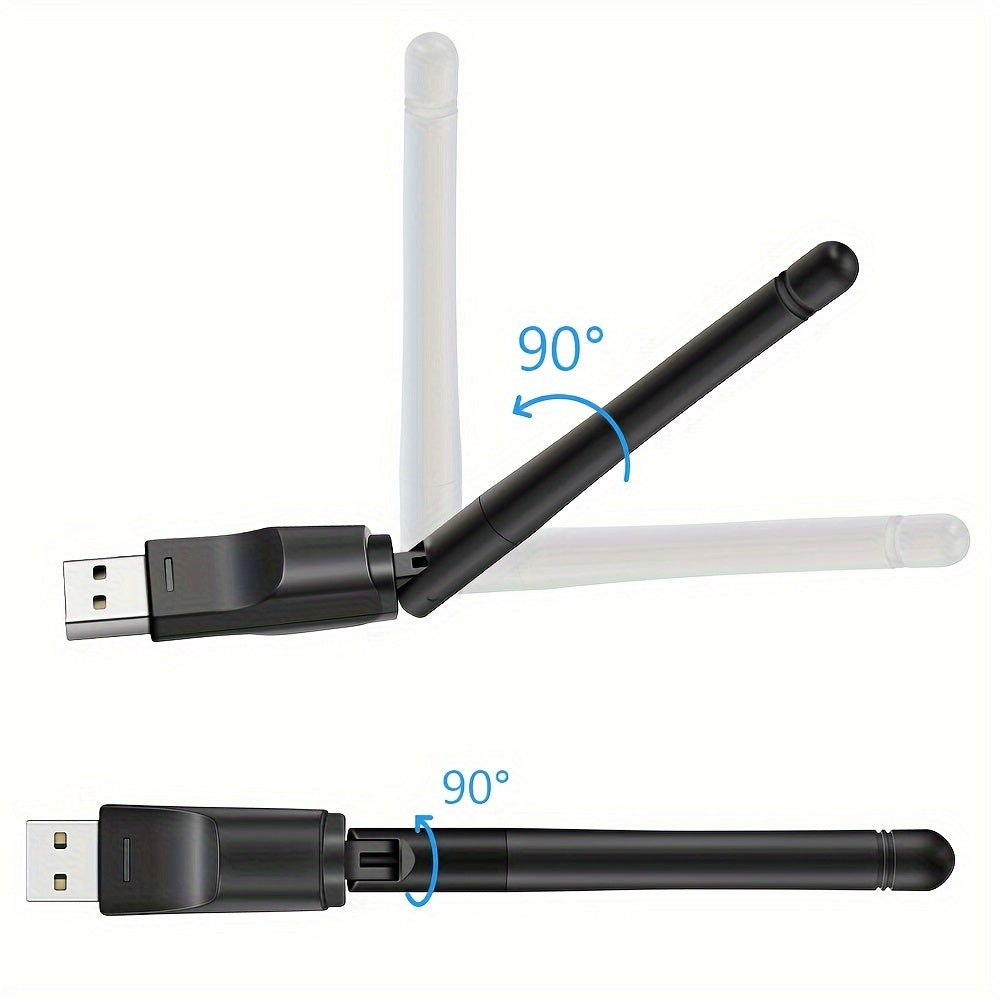 150Mbps USB WiFi Adapter for PC Laptop Set Top Box 2.4GHz Wireless Network Card