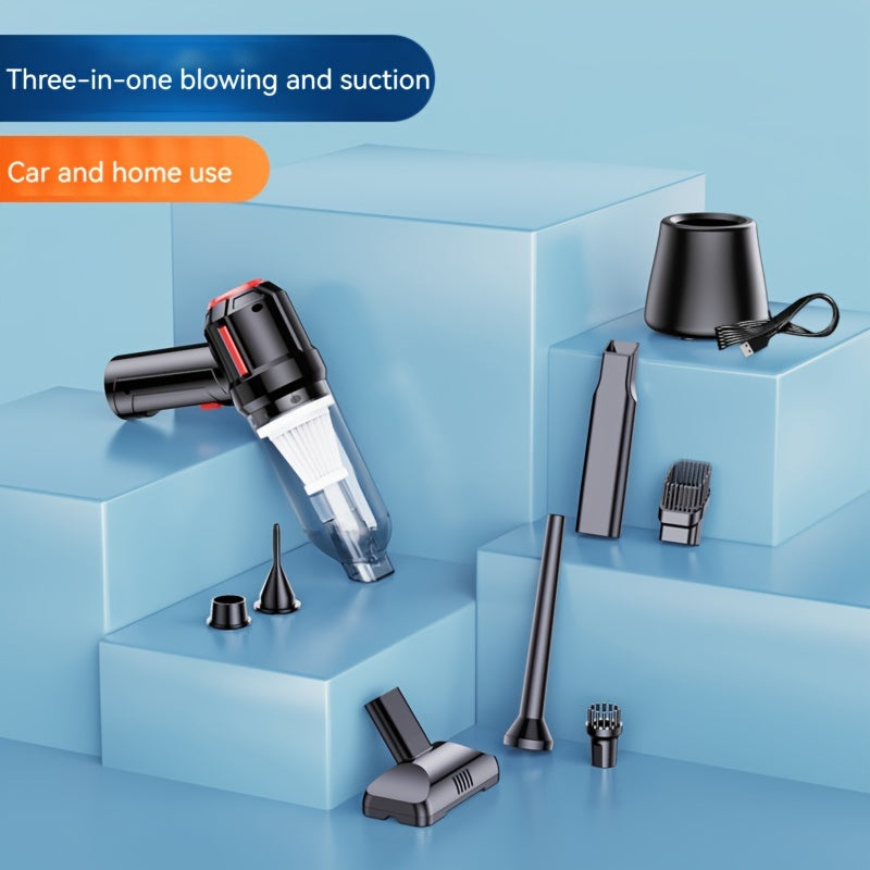 Zaryadlov stantsiyali simsiz qo‘l yuvish qurilmasi, kuchli tortish, uy va avtomobil tozalash uchun portativ