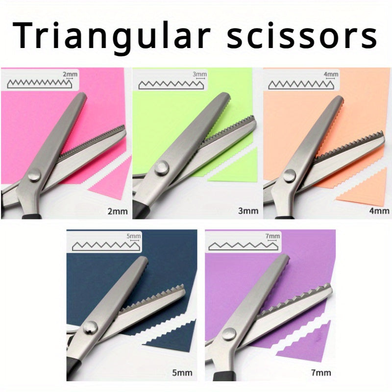 Handmade Macrame Scissors with Serrated Edge for Fabric and Material Cutting