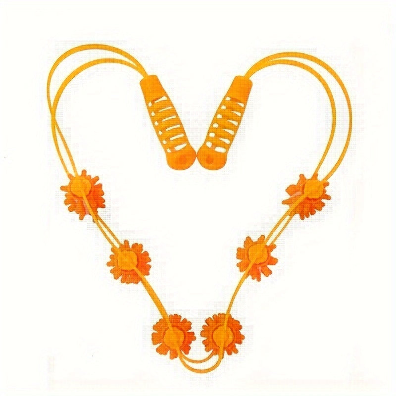 1 dona Qaytish Lentalari Massajchi Mushak To'pi bilan - Orqa, Yelka, Bo'yin, Bel va Oyoqlar uchun Ideal - Batareyasiz, Mustahkam Polipropilen - Uy va Ofisda Dam olish uchun Mukammal