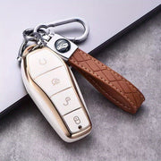 Защитный чехол для пульта дистанционного управления автомобиля BYD с 4 кнопками.