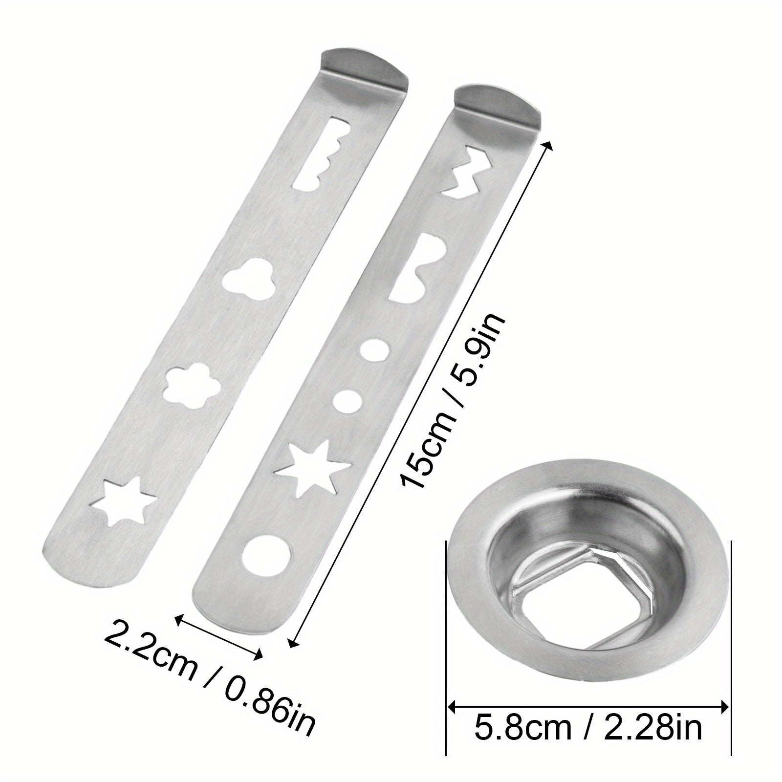 Go'sht maydalagich uchun pechene qo'shimchasi, zanglamas po'latdan yasalgan, 8 shaklda. Ushbu pechene aksessuari go'sht maydalagich oshxona mashinalari bilan mos keladi va kumush rangda mavjud.