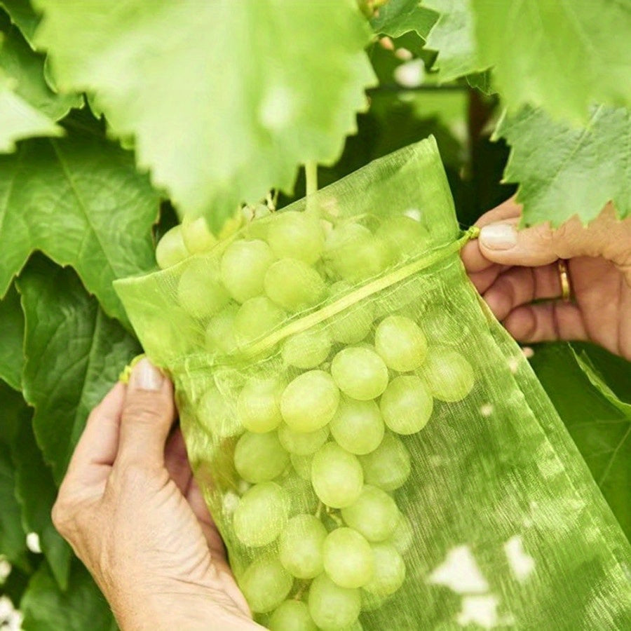 20x30cm Garden Netting Bags for Pest Control Protecting Fruits from Birds and Insects Pack of 50 or 100