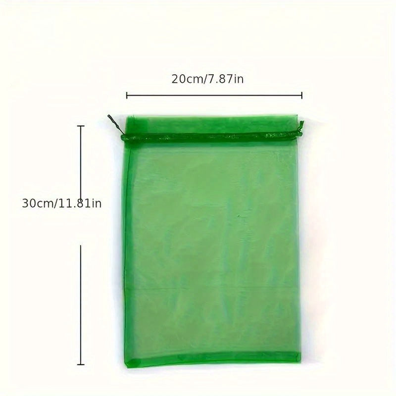 20x30cm Garden Netting Bags for Pest Control Protecting Fruits from Birds and Insects Pack of 50 or 100