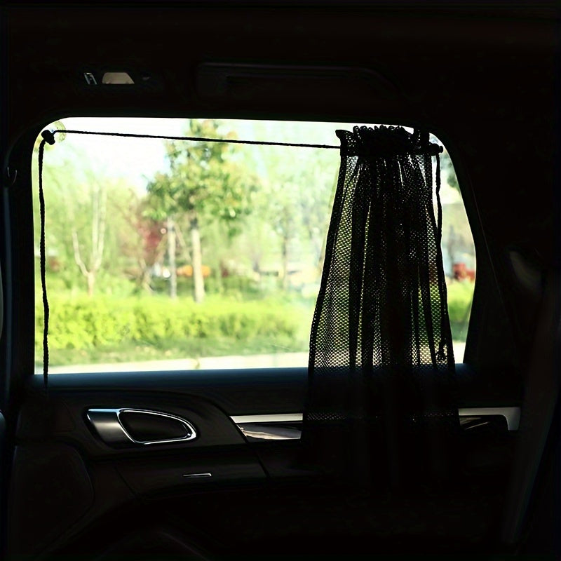 Car Sunshade Curtain for Cars Summer Sun Block UV Protection Interior Accessory