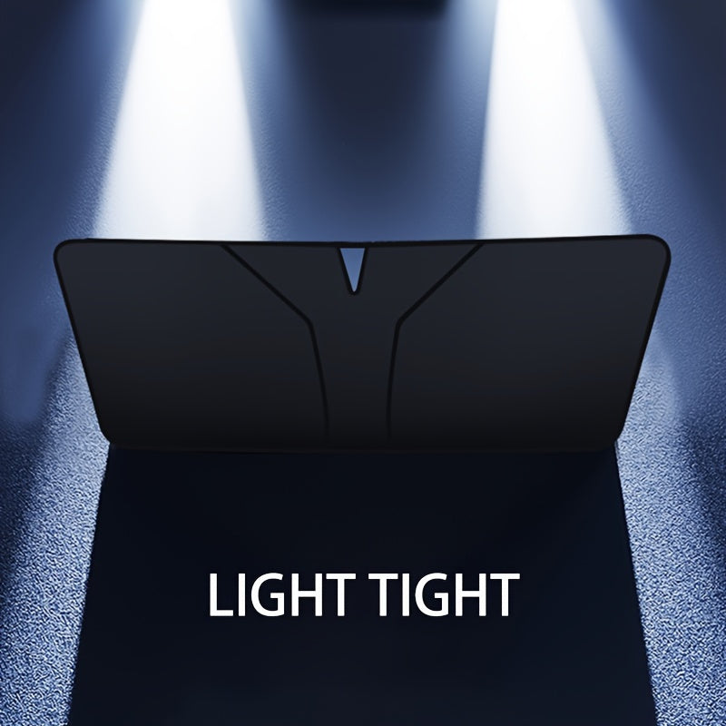 Universal Car Sunshade Foldable Double Layer UV Protection