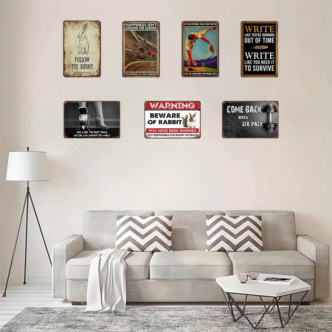 Cartel de hojalata vintage de metal para esposa Eres siempre mi reina decoración de garaje