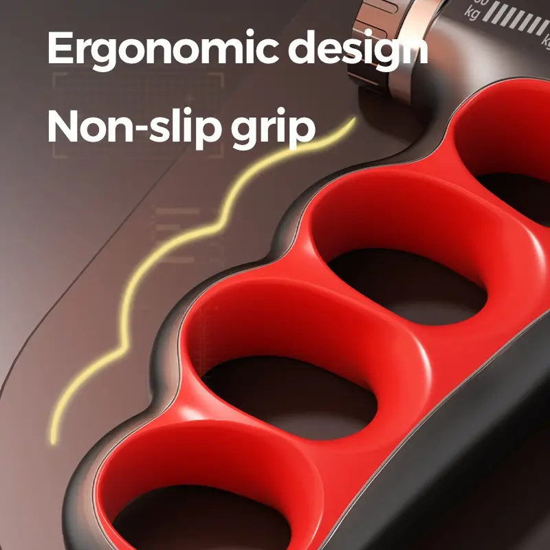 Adjustable Resistance Hand Grip Strengthener 5-100kg with Mechanical Counting for Fitness and Muscle Building