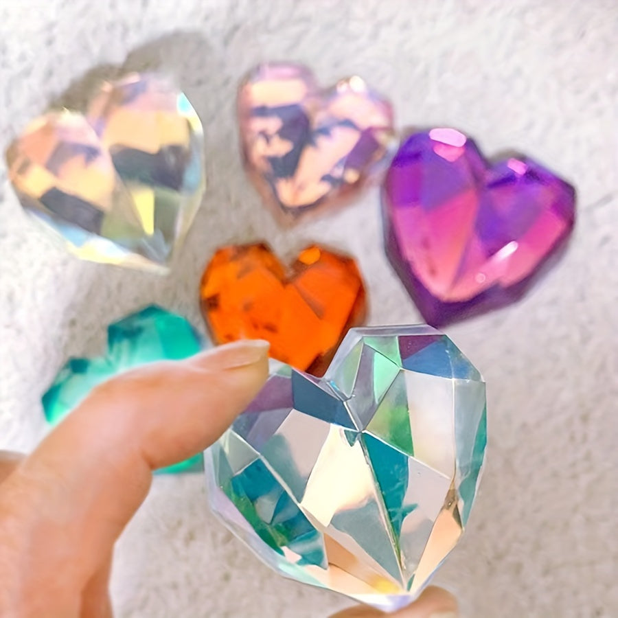 Love Heart Shaped 3D Silicone Mold for Resin Casting