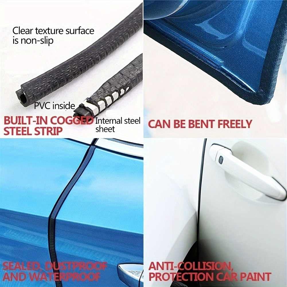 Car Door Edge Protector Rubber Strip Anti-Collision Dustproof Seal