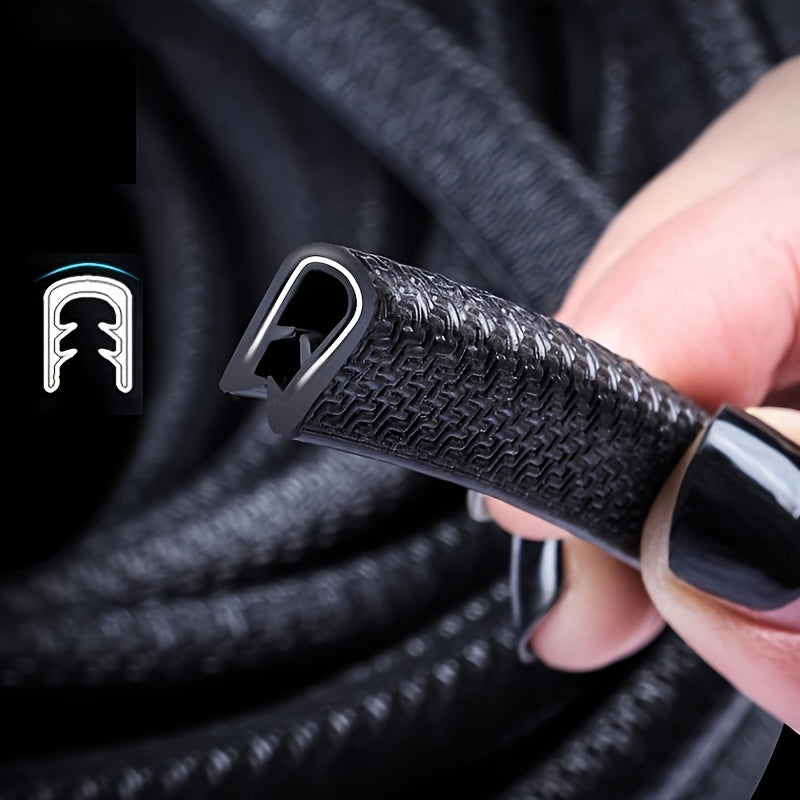 Car Door Edge Protector Rubber Strip Anti-Collision Dustproof Seal