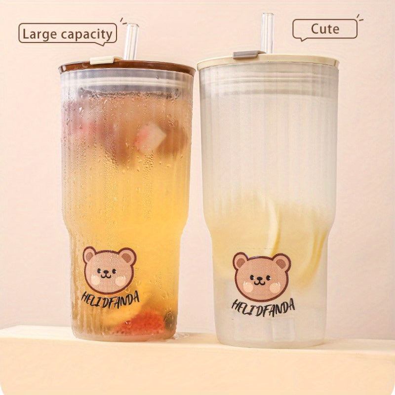 Large Capacity Spill-Proof Water Bottle BPA-Free Transparent Shatterproof for Sports Travel Office