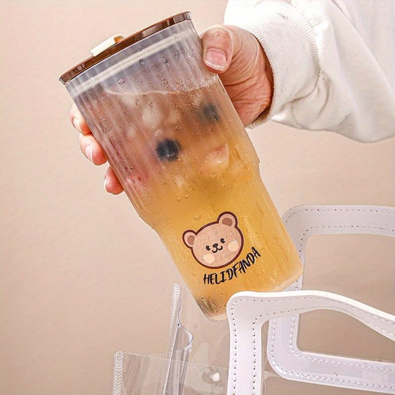 Large Capacity Spill-Proof Water Bottle BPA-Free Transparent Shatterproof for Sports Travel Office