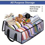 Non-Woven Wardrobe Hanger Storage Bag Foldable Clothes Organizer for Home Closet