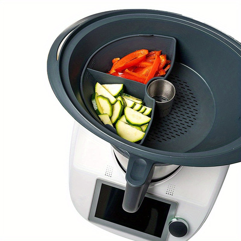 Divisor de la cámara de cocción para la olla de vapor Thermomix Silicona de grado alimentario Acero inoxidable