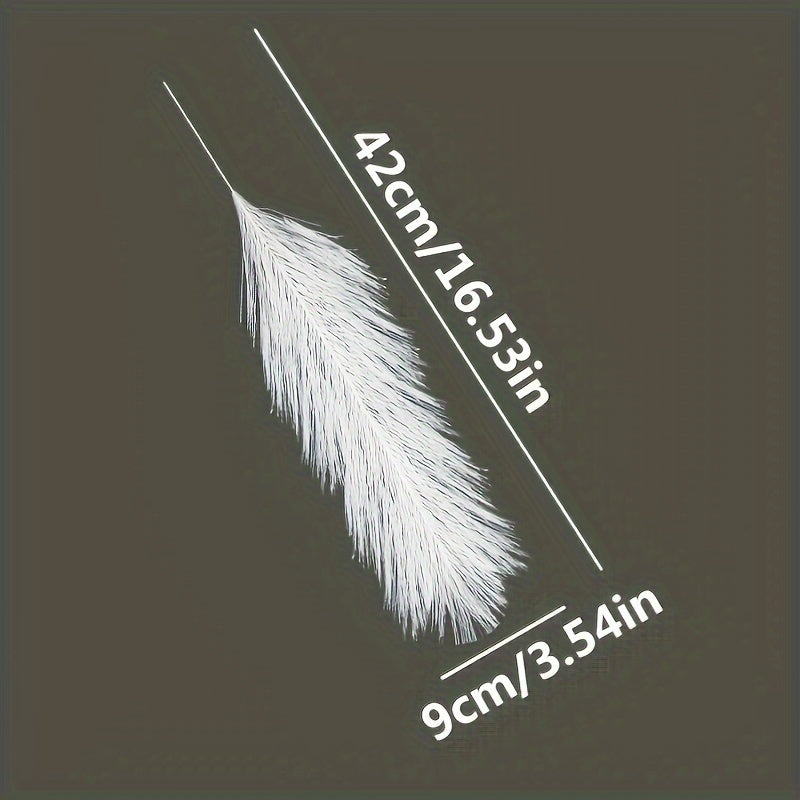 10 шт. искусственных тростниковых цветов для декора гостиной или спальни, идеально подходят для весны или лета.