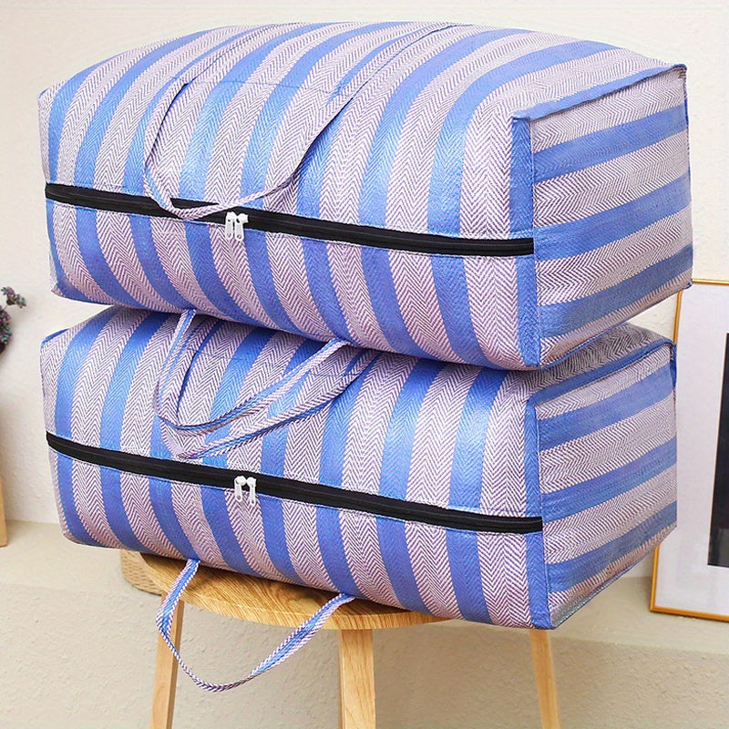 Large Capacity Moving Storage Bags Reinforced Handles Heavy Duty Clothes Quilt Organizer
