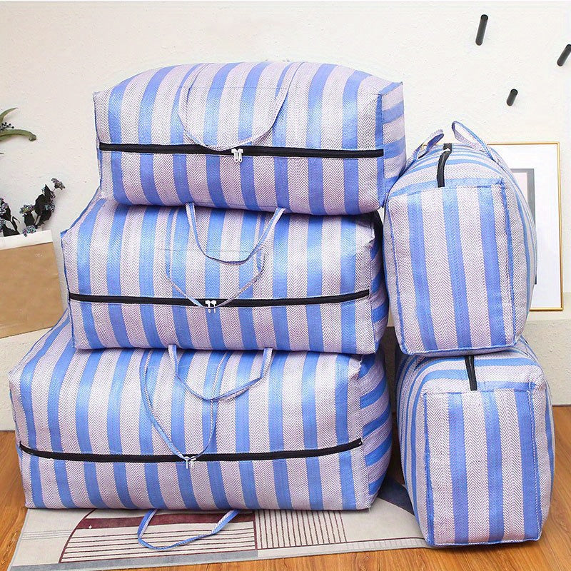 Large Capacity Moving Storage Bags Reinforced Handles Heavy Duty Clothes Quilt Organizer