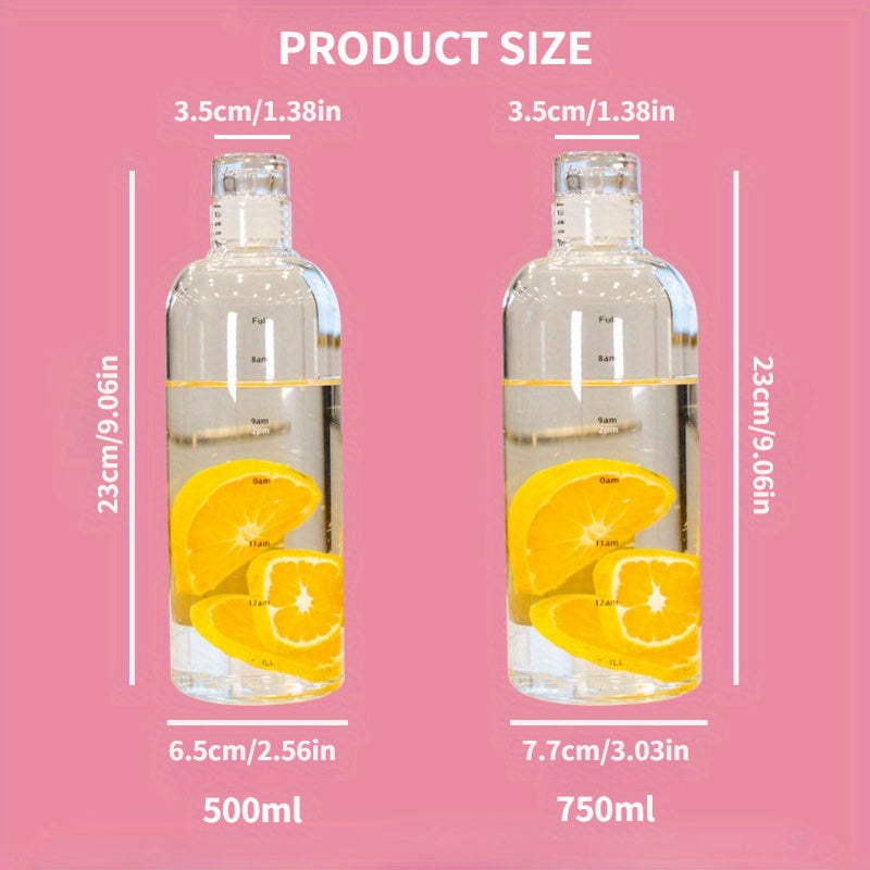 Car Cup with Time Scale Leak-Proof Durable for Men and Women