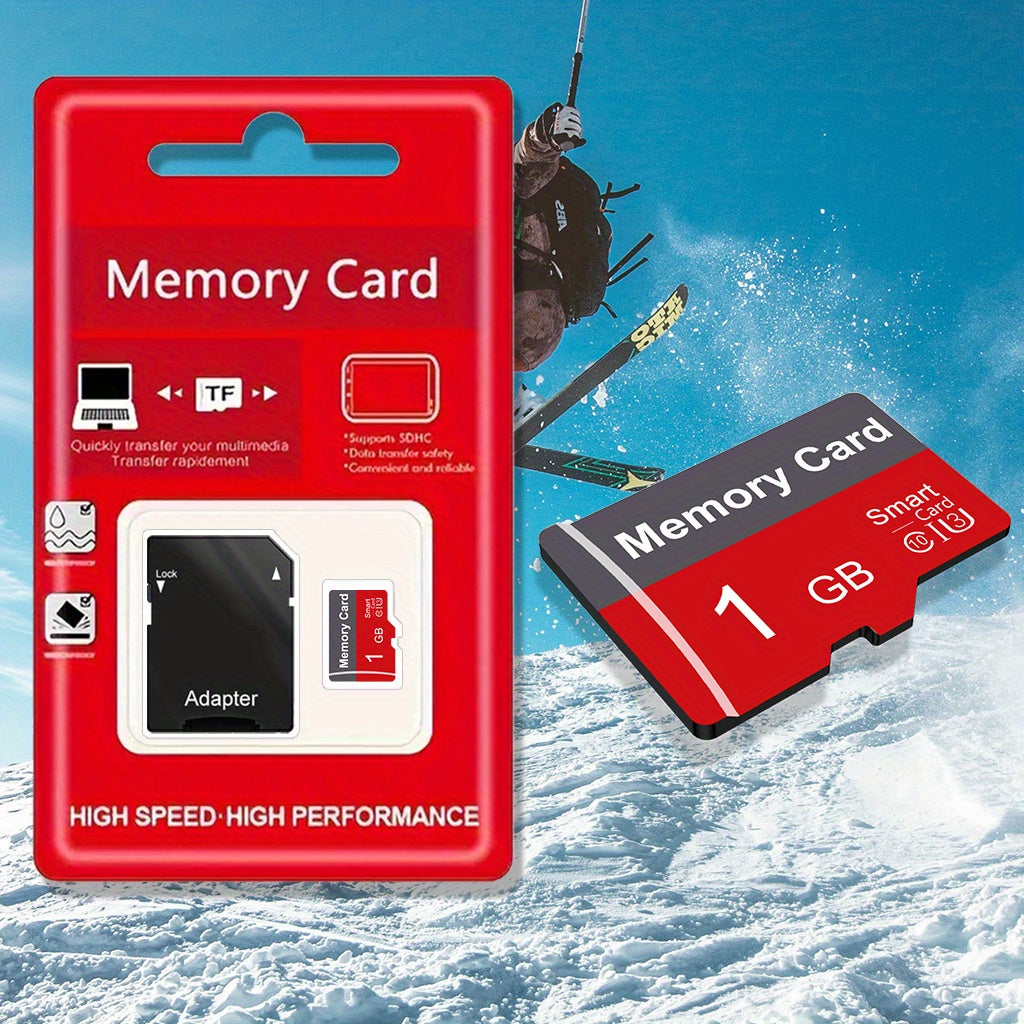 Memory Card 4GB to 64GB with Adapter for Tablets Cameras Phones and More