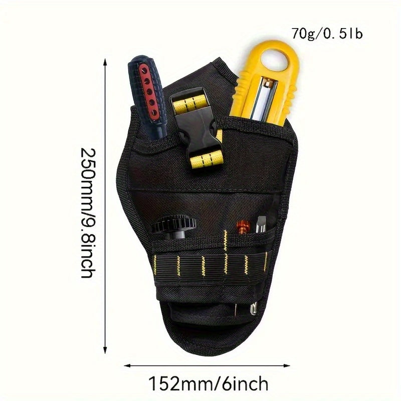 Electrician Tool Bag Waist Pouch Multi-pocket Electric Drill Storage Bag