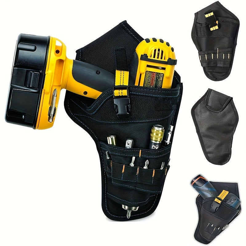 Electrician Tool Bag Waist Pouch Multi-pocket Electric Drill Storage Bag
