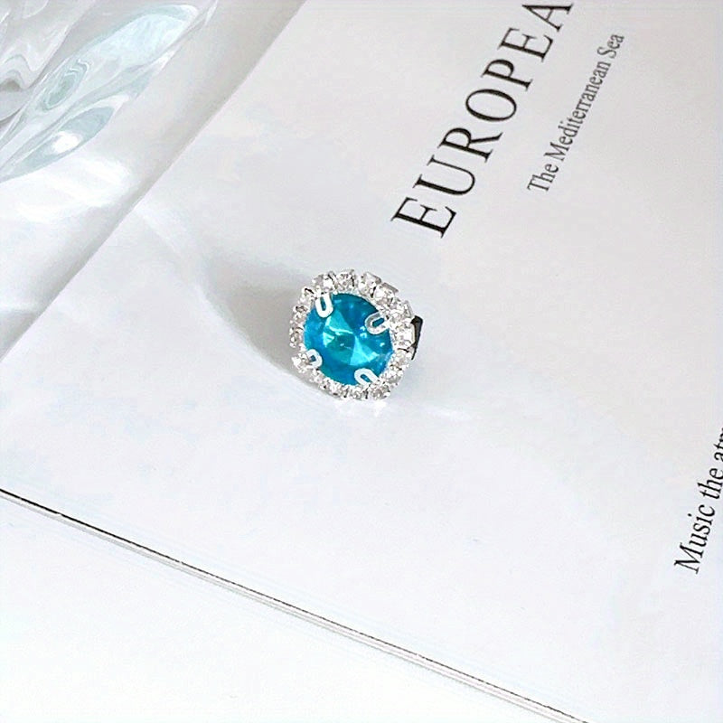 2PCS Rhinestone Shoe Laces Buckles for Sneakers Sparkling Shoe Charms