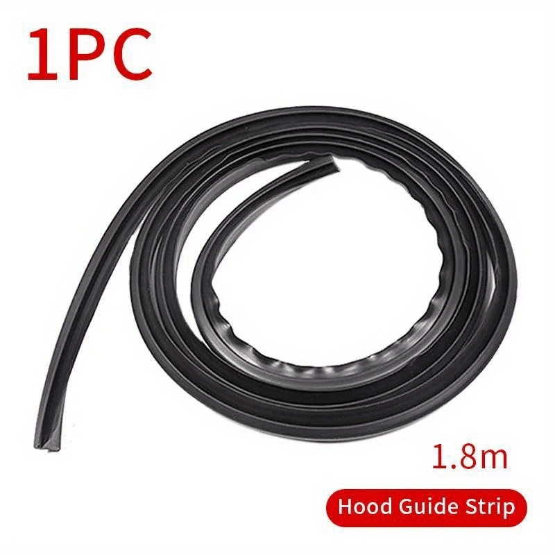 Universal Car Hood Windshield Rubber Guide Strip 180cm Wind Noise Reduction