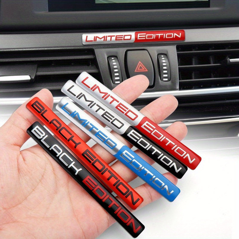2Pcs 3D Emblem Sticker Auto Accessories Car Decal Suitable for All Vehicles