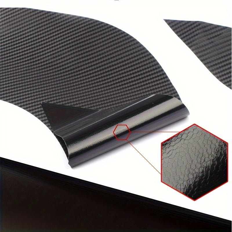 Car Door Handle Protector Set 4 Pieces Carbon Fiber Scratch-Resistant Exterior Accessories