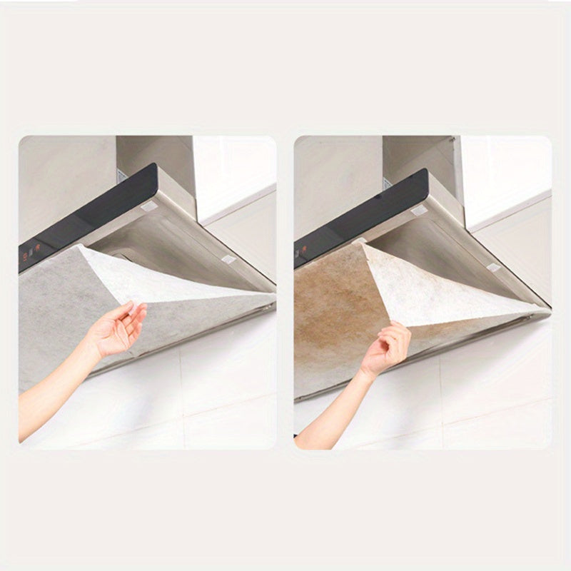 Durable Kitchen Range Hood Filter Roll Smoke Dust Oil Fire Resistant High Temperature Easy-to-Clean Non-Woven Fabric