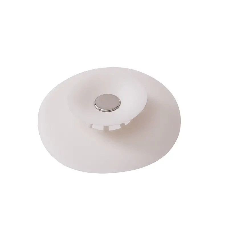 Силиконовая пробка для слива и фильтр с нескользящей крышкой для кухонных и ванных полов. Помогает ловить волосы в душе, ванной и раковине. Также служит защитой для горячей ванны и