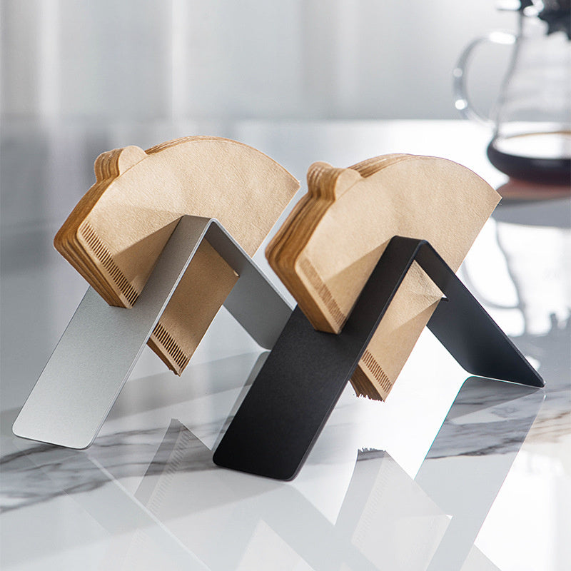Metal Coffee Filter Paper Holder For Hand Drip V60 Filter Storage Rack