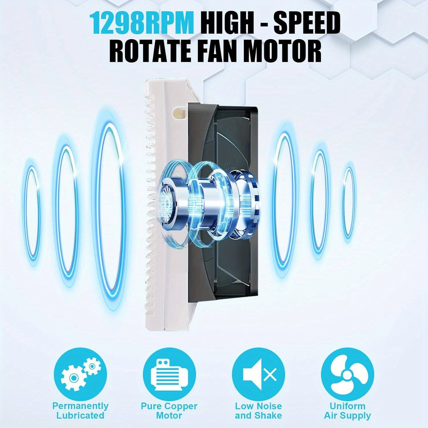 Quyosh energiyali chiqarish ventilyatori 20W 20.32cm yuqori tezlikda ventilyatsiya uchun issiqxona, fermada, barnada