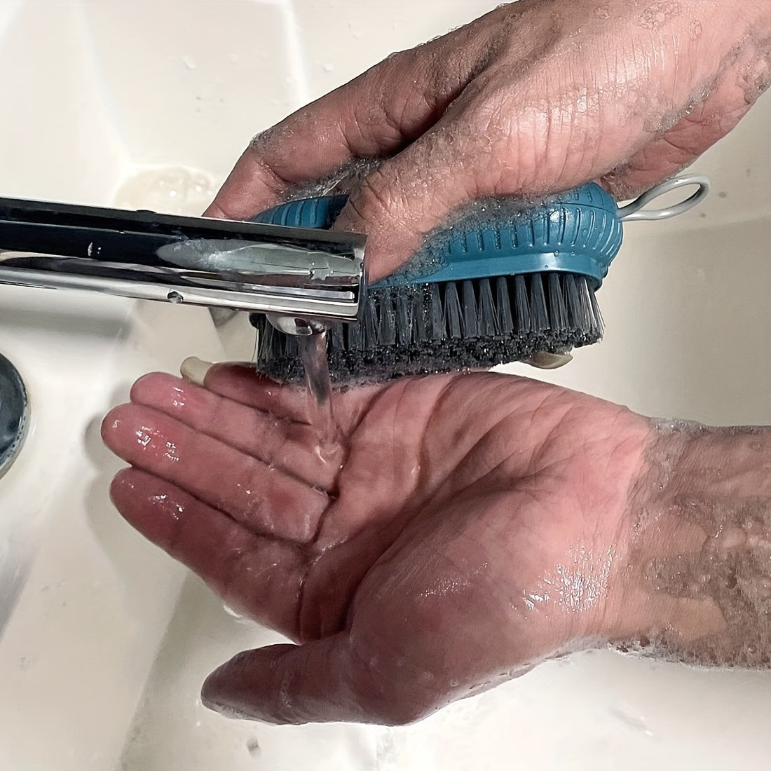 Men Heavy Duty Nail Brush Stiff Bristles for Cleaning and Scrubbing