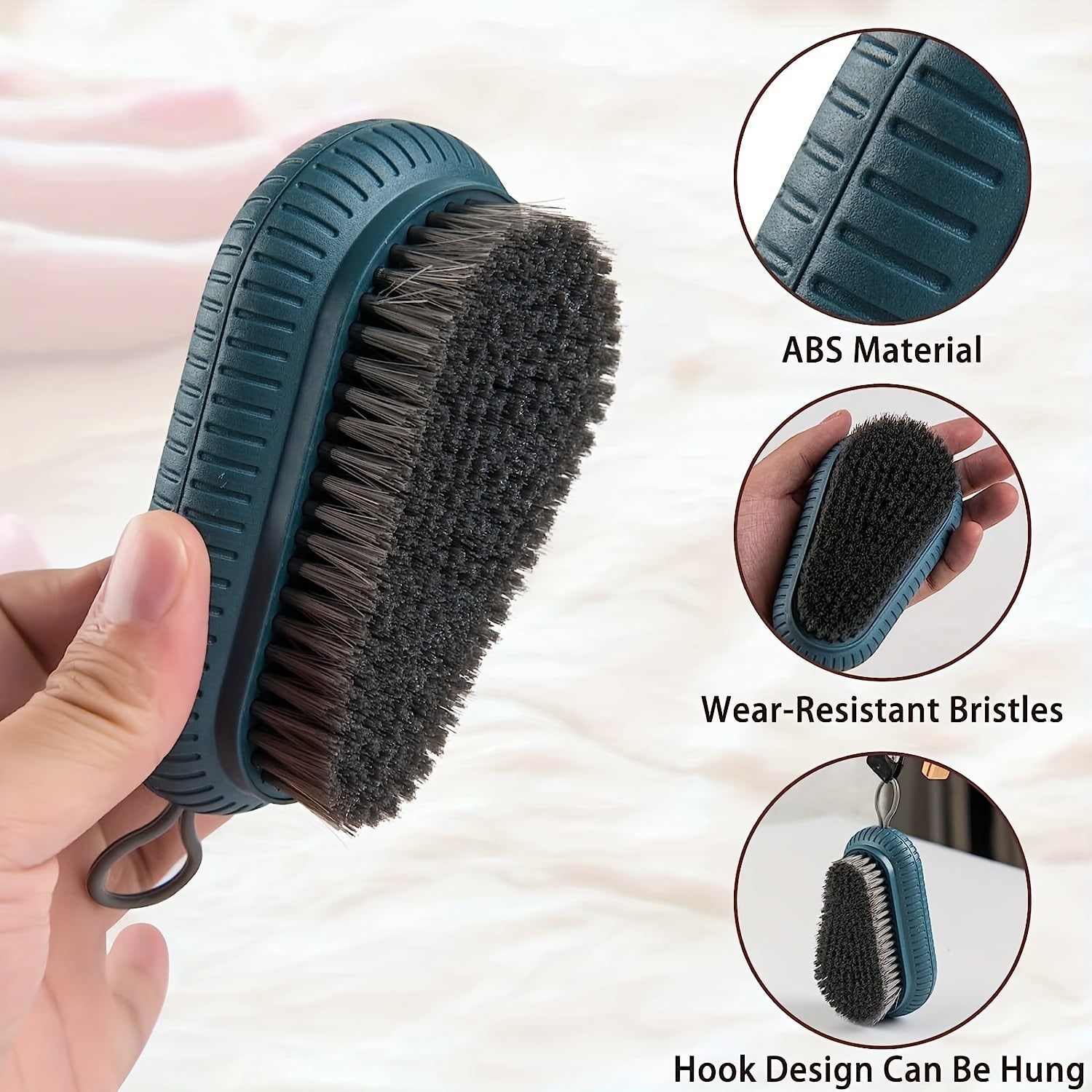 Men Heavy Duty Nail Brush Stiff Bristles for Cleaning and Scrubbing