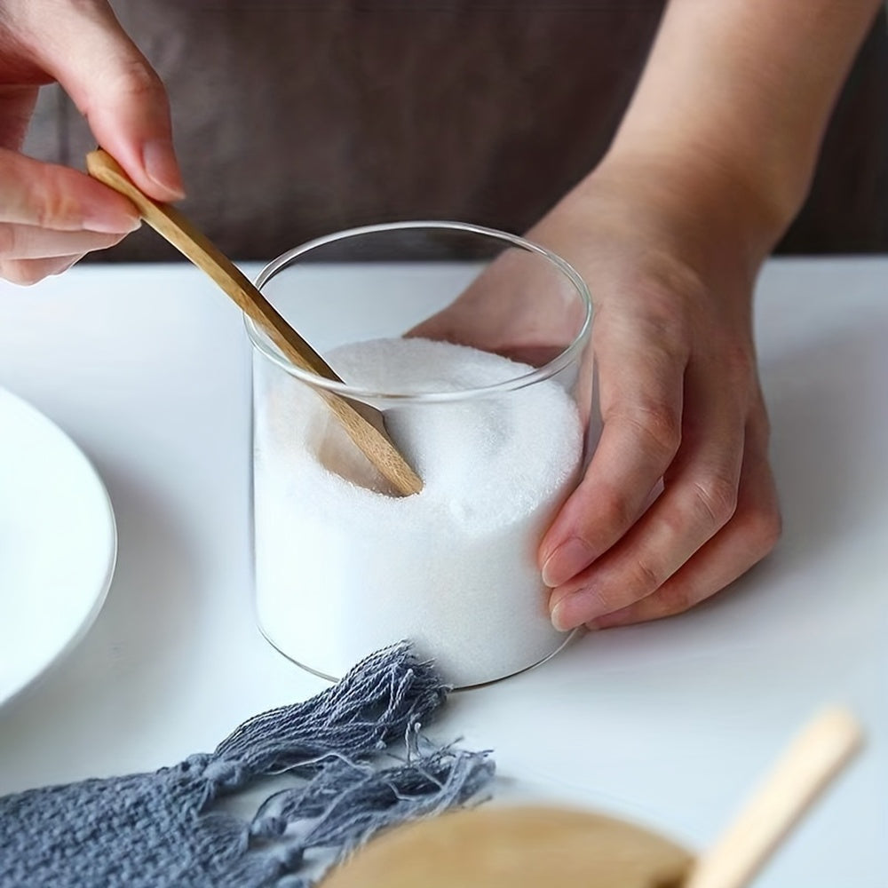 Set of 3 Kitchen Spice Jars with Lids Salt Pepper Monosodium Glutamate Storage Box