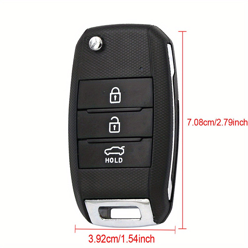 Kia Rio Optima Cerato Sportage uchun avtomobil kaliti qobig'i muhrasi, kesilmagan pichoq