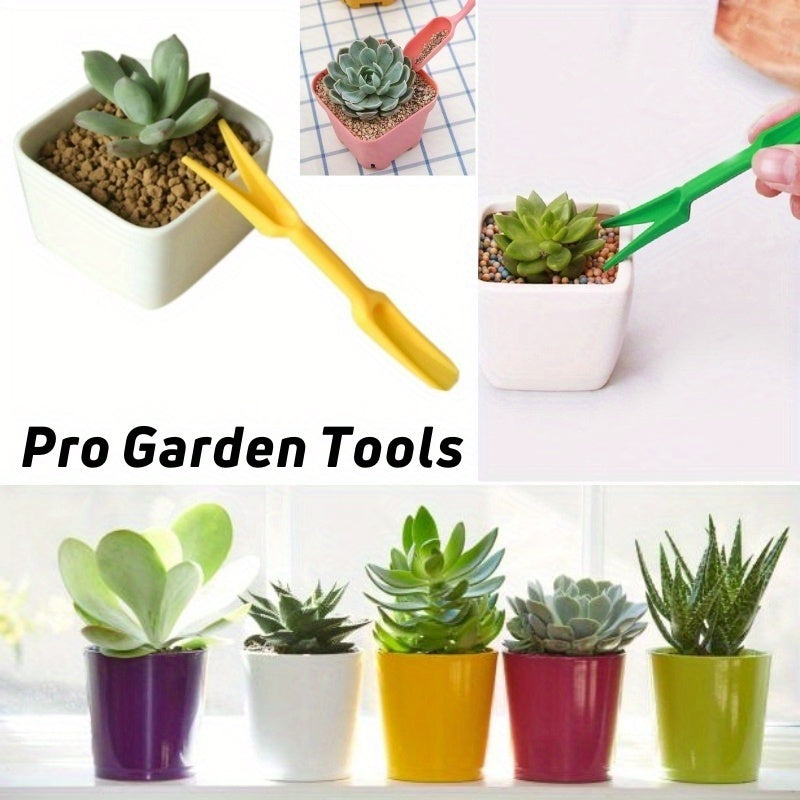 4-Piece Plastic Planting and Transplanting Tool Set for Succulents and Potted Plants